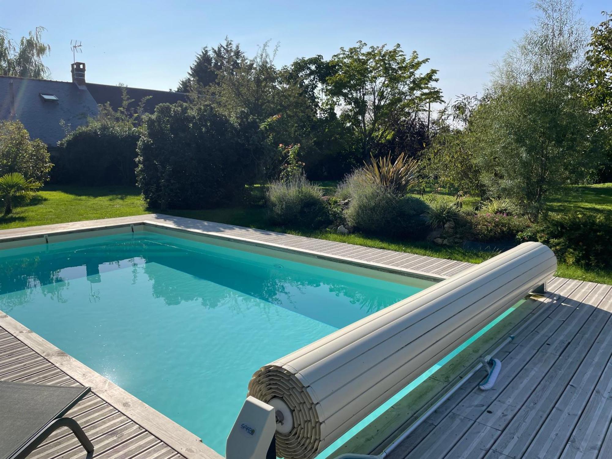 Chambres D Hotes Avec Piscine Et Spa La Foliere Saumur Villebernier Экстерьер фото
